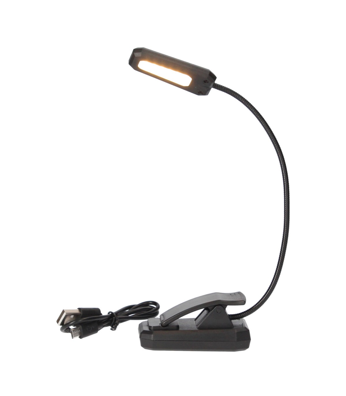 Linterna Lectura Led Ajustable con Pinza 1W 60Lm 3000K
