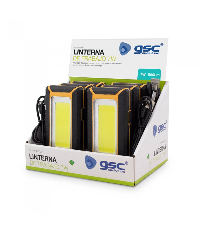 Linterna Led PowerBank 7W 500Lm IP65 6000K