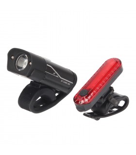 Luces de Bicicleta LED Delantera y Trasera 5W Recargable USB