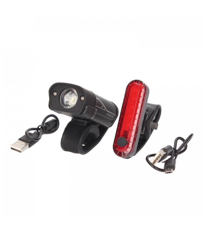 Luces de Bicicleta LED Delantera y Trasera 5W Recargable USB