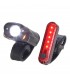 Luces de Bicicleta LED Delantera y Trasera 5W Recargable USB