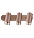 Foco Led Lineal 3xGU10 Cobre