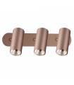 Foco Led Lineal 3xGU10 Cobre