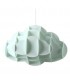 Lámpara Colgante Infantil Nube 1xE27 Verde Mint