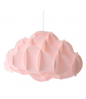 Lámpara Colgante Infantil Nube 1xE27 Rosa