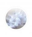 Guirnalda Led Pinzas Transparentes 195cm 2xAA 6000-10000K