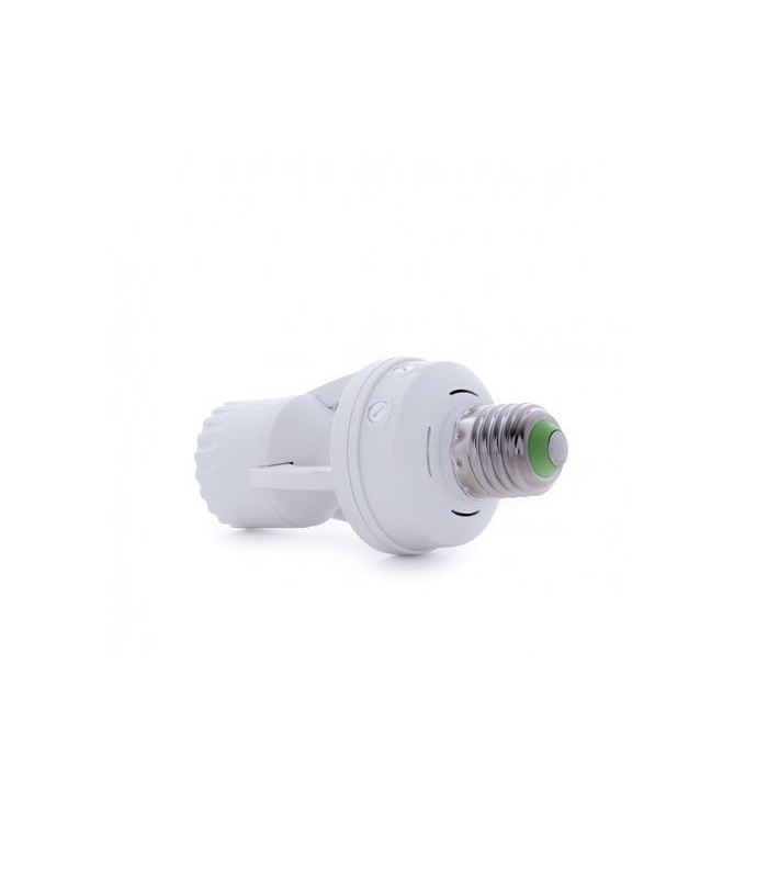 Portalámparas E27 con sensor 360º IP20