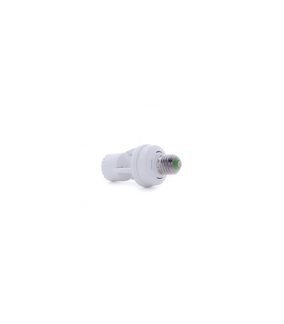 Portalámparas E27 con sensor 360º IP20