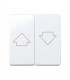 Tecla Doble Mecanismo Persianas 1 Elemento Blanco Simon 27