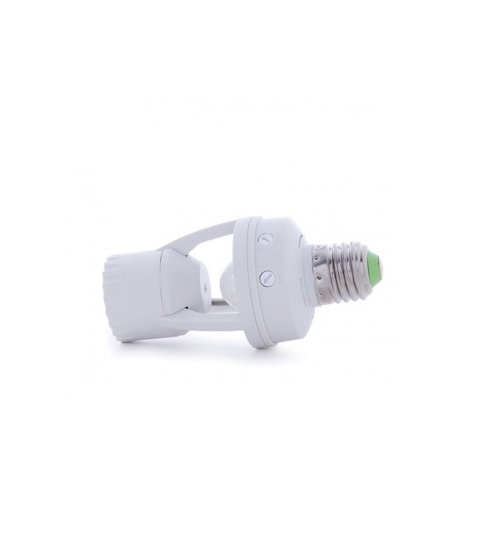 Portalámparas E27 con sensor 360º IP20