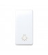 Pulsador Luz Estrecho 10AX 250V Blanco Simon 27