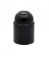 Portalámparas E27 Baquelita liso 4A 250V Negro
