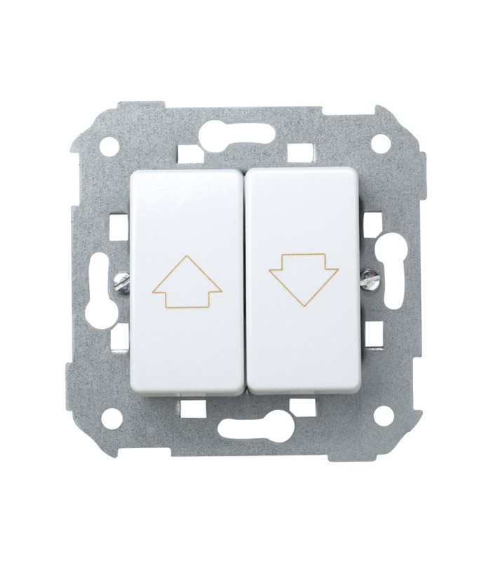 Grupo 2 Pulsadores para Persianas 10A 250V Blanco Simon 27