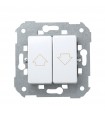 Grupo 2 Pulsadores para Persianas 10A 250V Blanco Simon 27