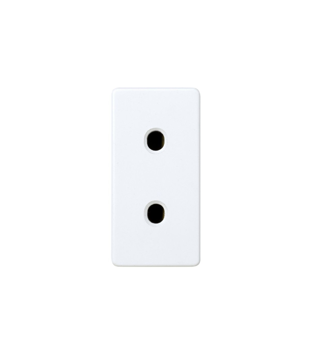 Base Enchufe Bipolar Estrecha 16A 250V Blanco Simon 27