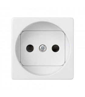 Base Enchufe Bipolar 16A 250V Dispositivo Seguridad Blanco Simon 27