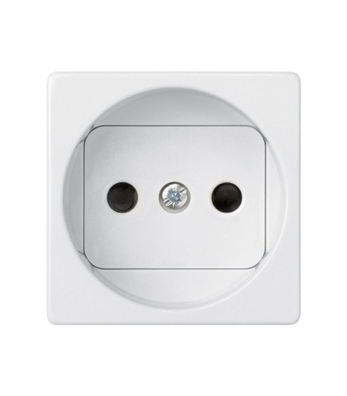 Base Enchufe Bipolar 16A 250V Dispositivo Seguridad Blanco Simon 27