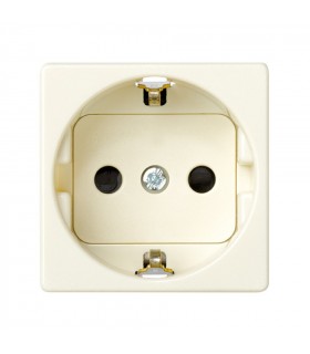 Base Enchufe Bipolar Schuko 16A 250V Embornamiento Rápido Marfil Simon 27