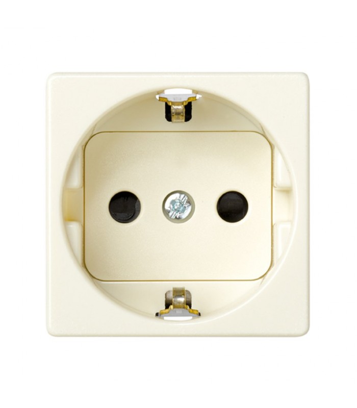 Base Enchufe Bipolar Schuko 16A 250V Embornamiento Rápido Marfil Simon 27