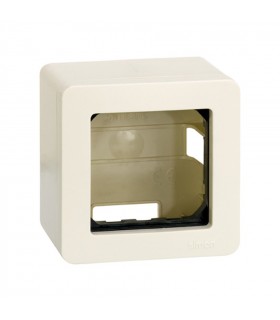 Caja Superficie 1 Elemento Marfil Simon 27