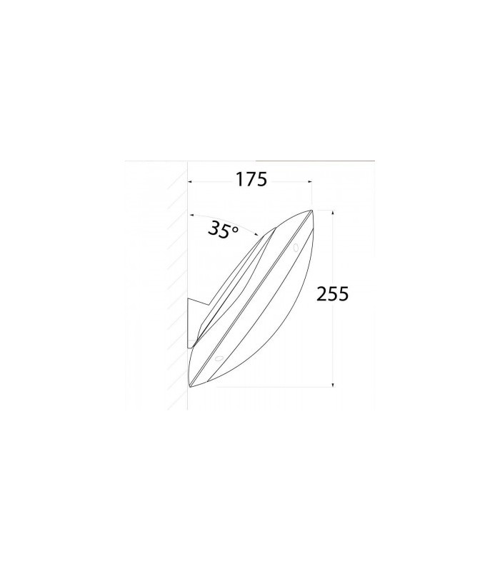 Aplique exterior Fumagalli Remi / Maddi E27 IP66 Negro