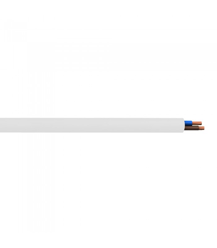 Manguera H05VV-F CPR 2x1.5mm² Blanco (Metro)