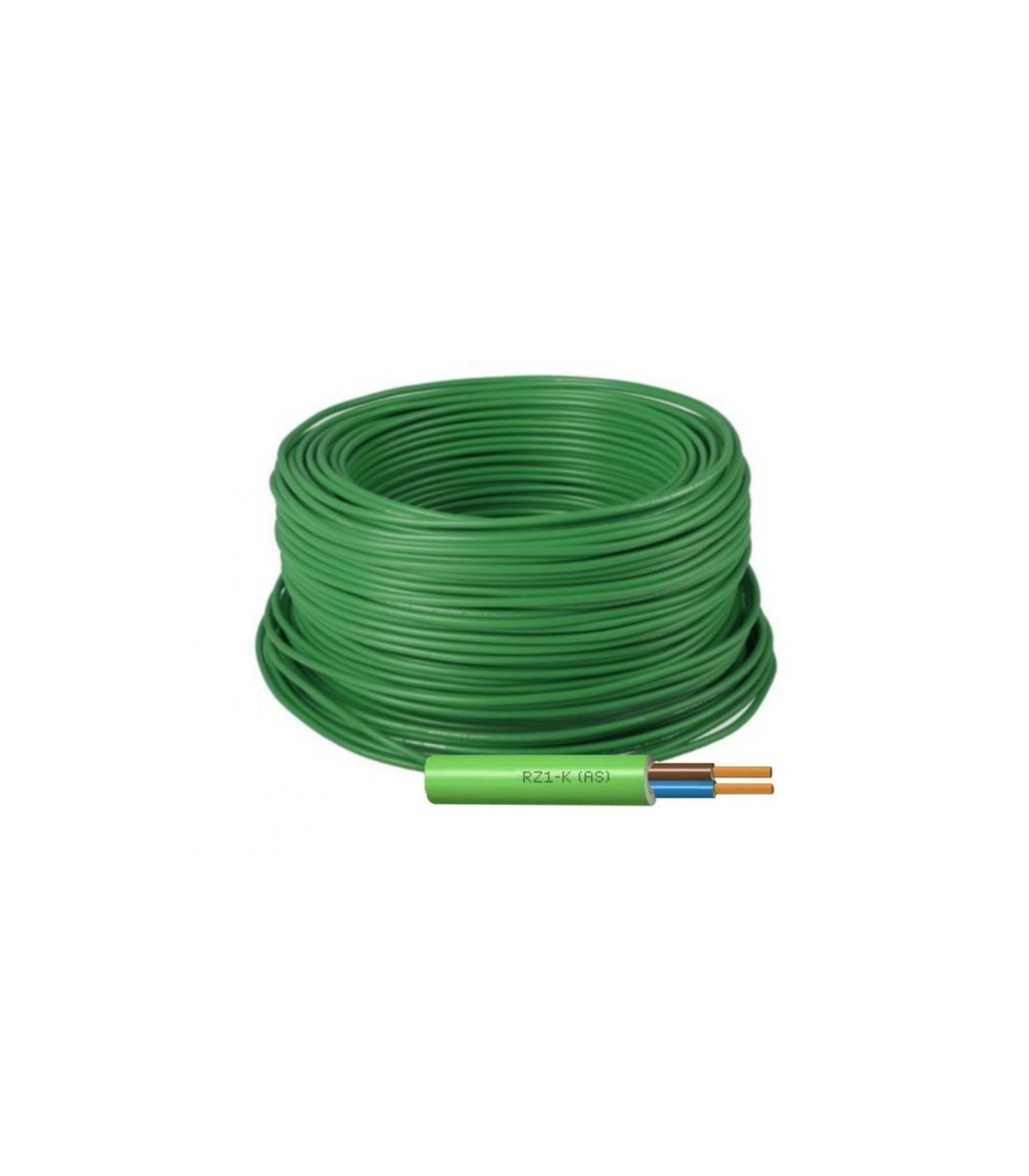 Manguera RZ1-K 1KV CPR 2x1.5mm² Verde Libre halógenos (metro)