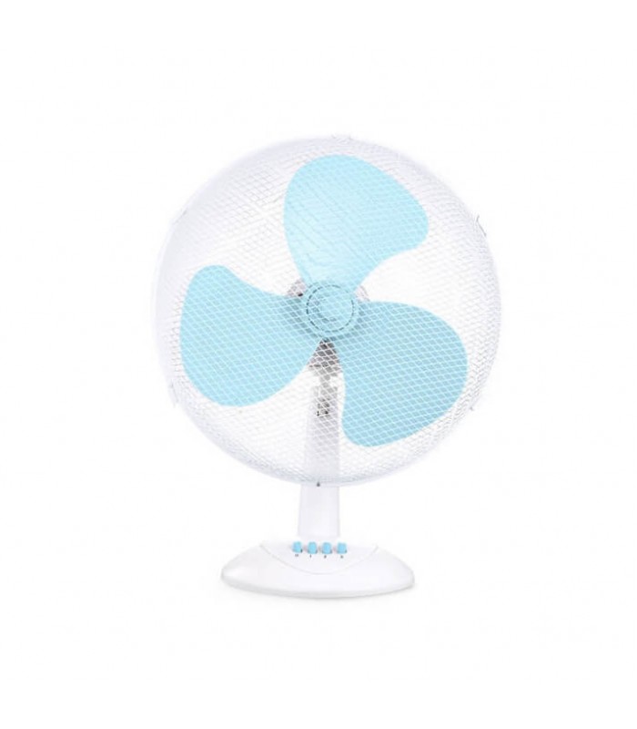 Ventilador de Sobremesa Naimakka 40W 34CM Blanco/Azul
