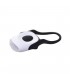 Linterna bicicleta 2 LED delantera blanca.