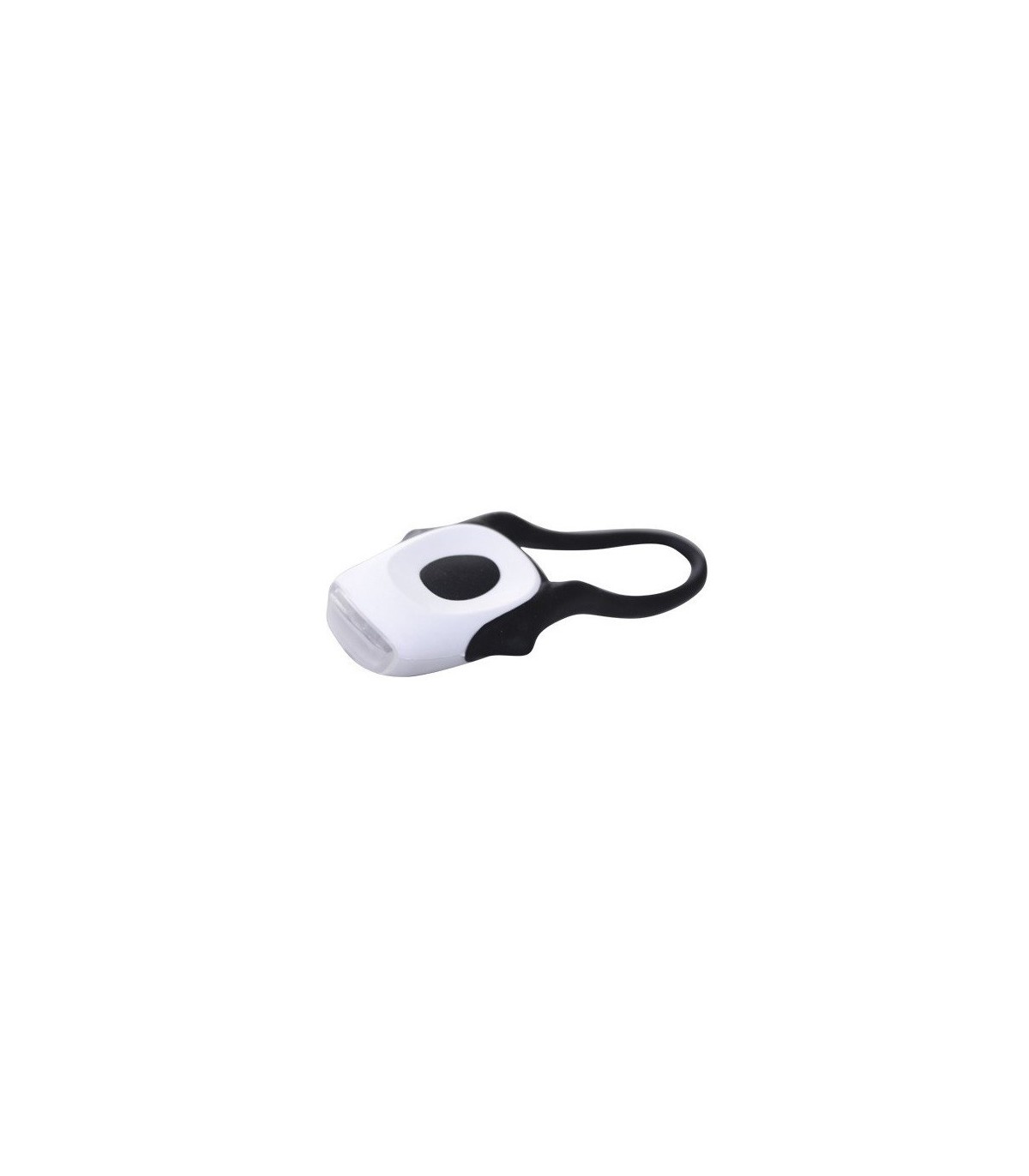 Linterna bicicleta 2 LED delantera blanca.
