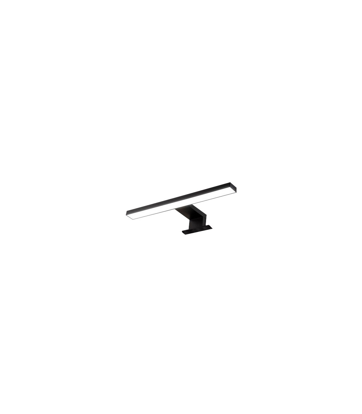 Aplique Baño 5W 350Lm 30cm IP44 4000K Negro
