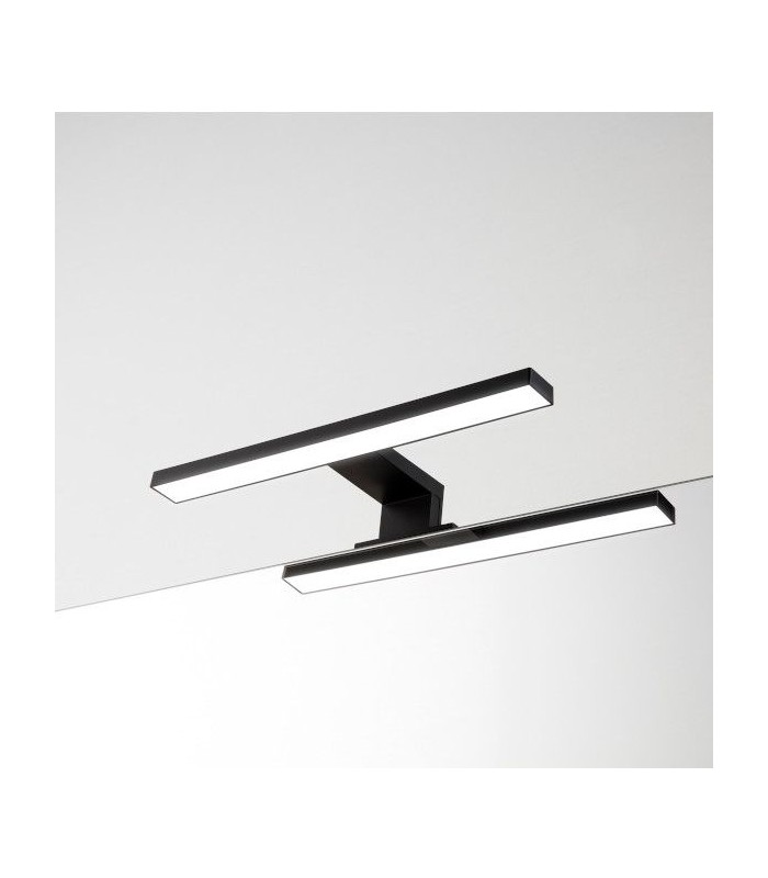 Aplique Baño 5W 350Lm 30cm IP44 4000K Negro
