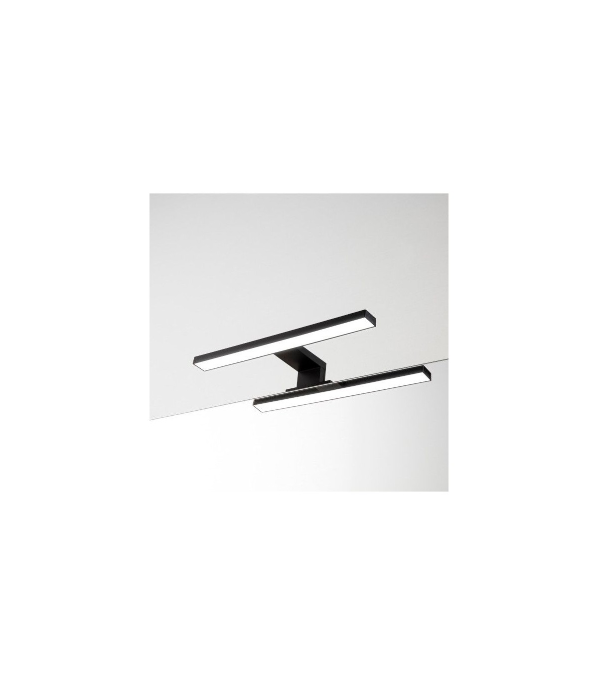 Aplique Baño 5W 350Lm 30cm IP44 4000K Negro