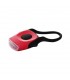 Linterna bicicleta 2 LED trasera roja.
