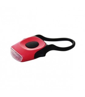Linterna bicicleta 2 LED trasera roja.