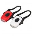 Linterna bicicleta 2 LED trasera roja.