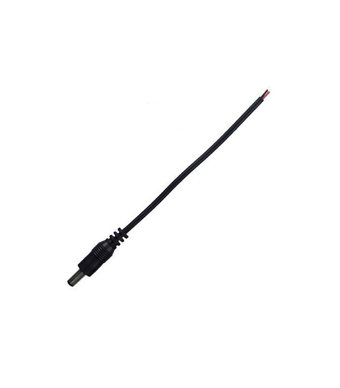 Conector para tiras LED DC macho.