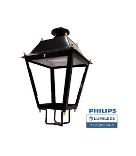 Farola Villa acero LED LUMILEDS 40W 4.800Lm IP65 