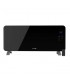 Radiador Convector de cristal Negro 1500W