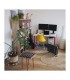 Radiador Convector de cristal Negro 1500W