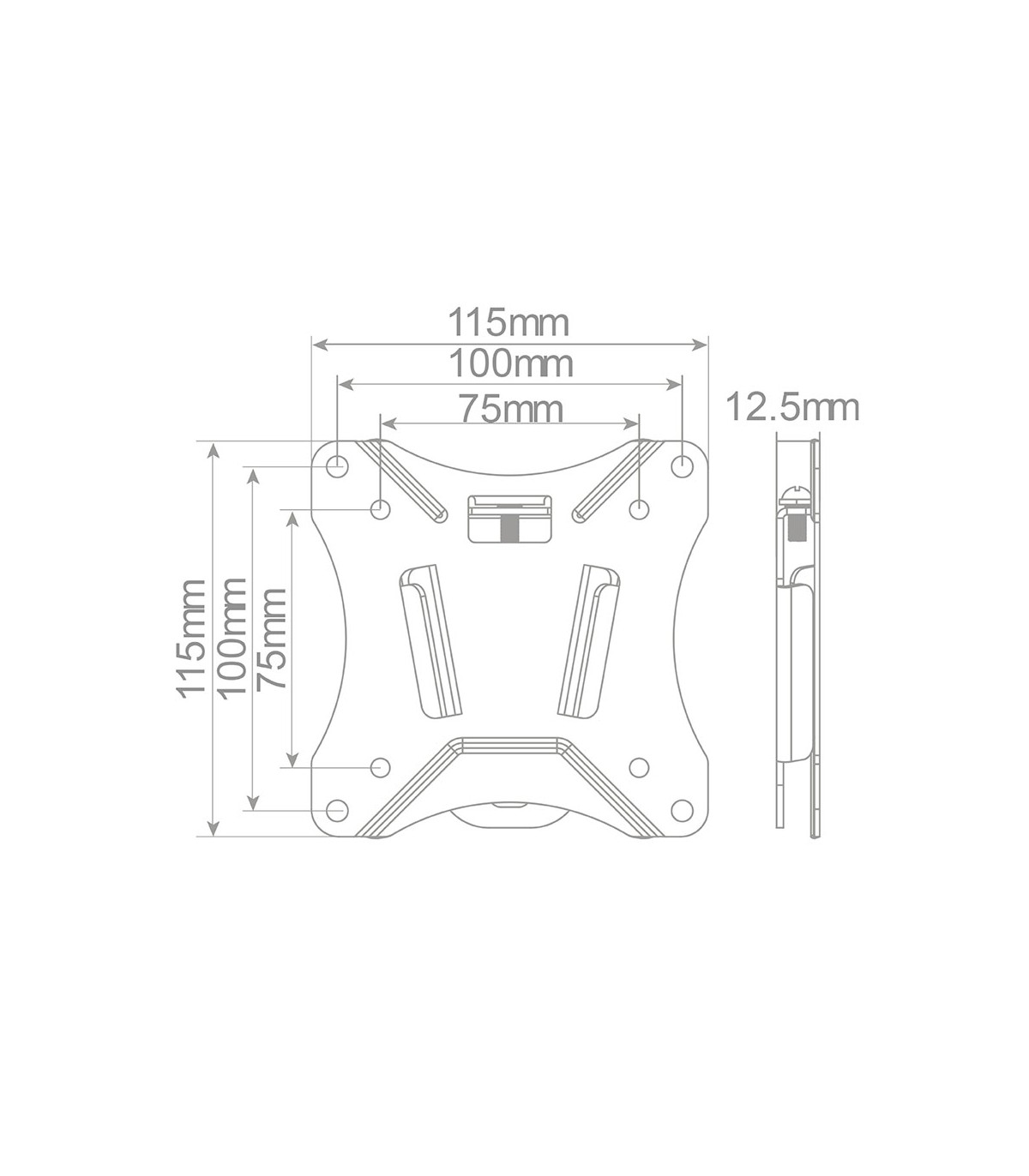 Soporte de TV fijo 13" / 27"