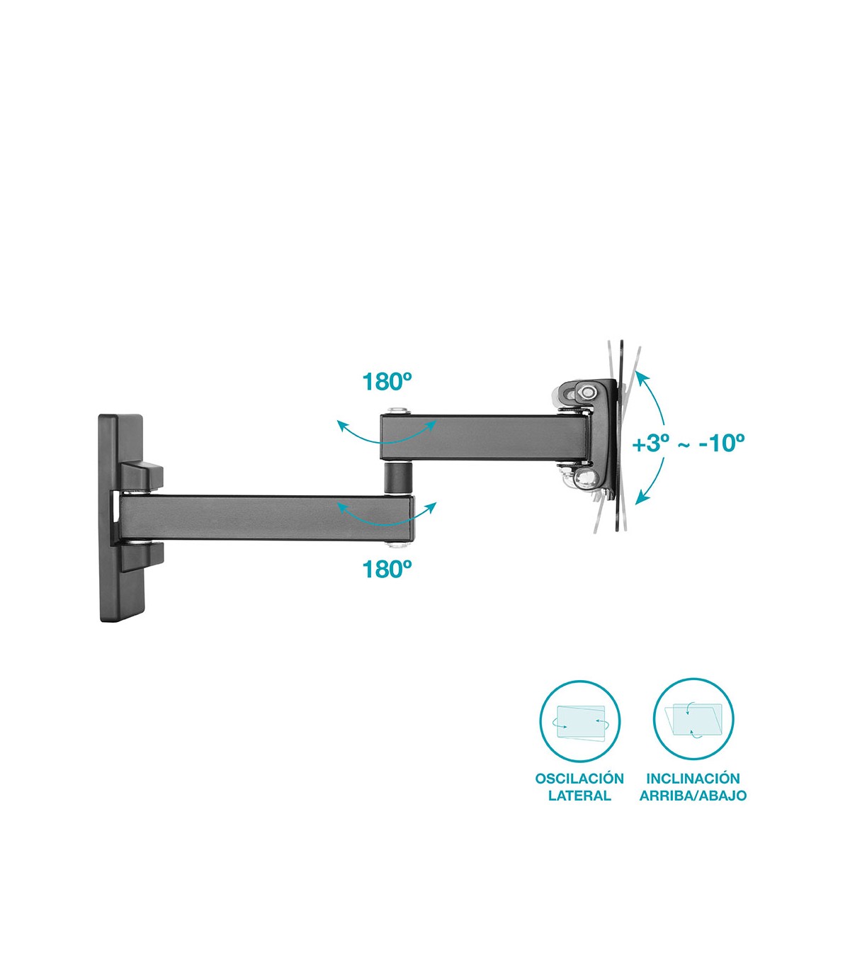 Soporte de TV con brazo 13" / 27"