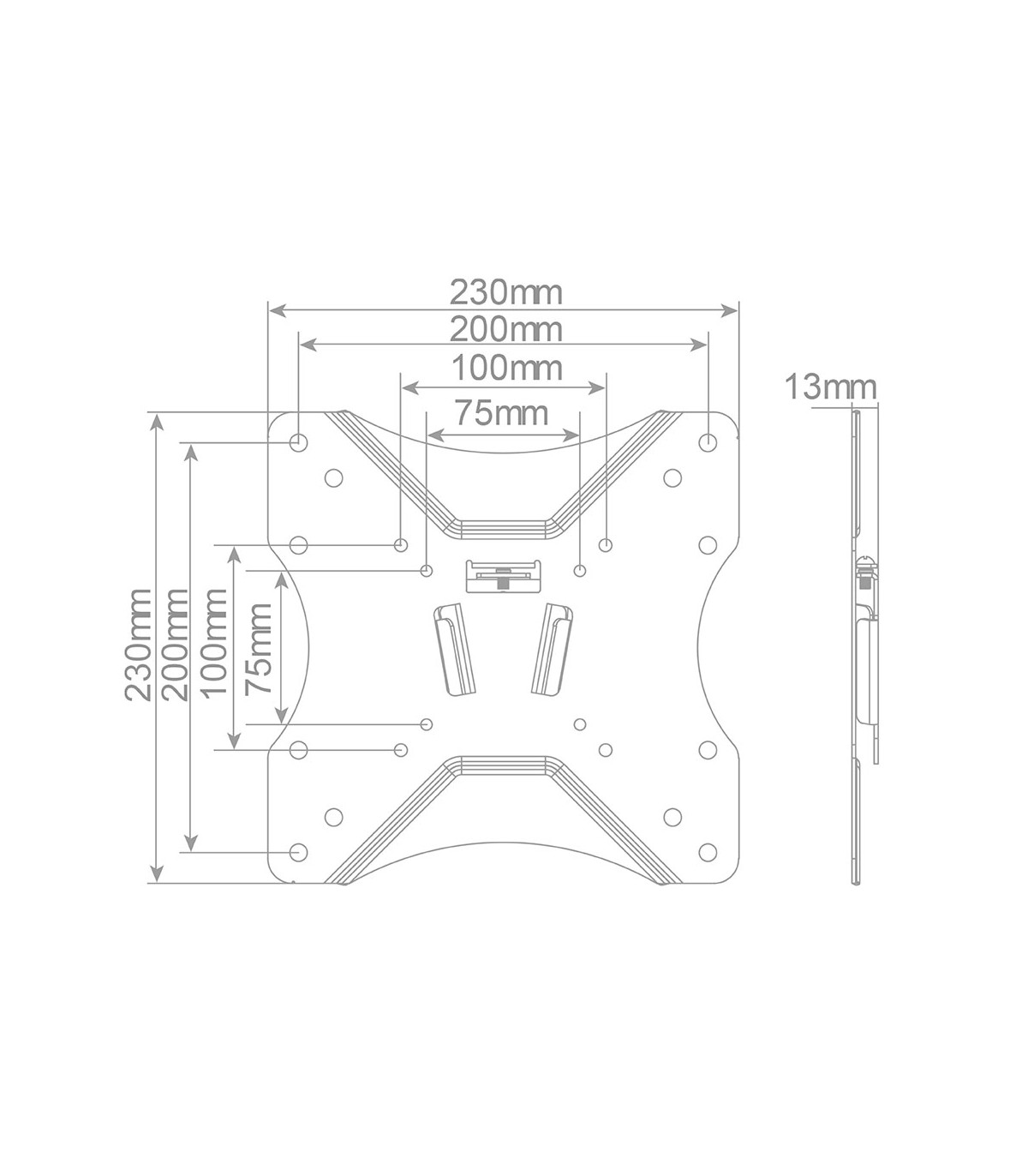 Soporte de TV fijo 23" / 42"