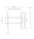 Soporte de TV fijo 32" / 55"