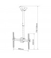 Soporte de TV de Techo 32" / 55"
