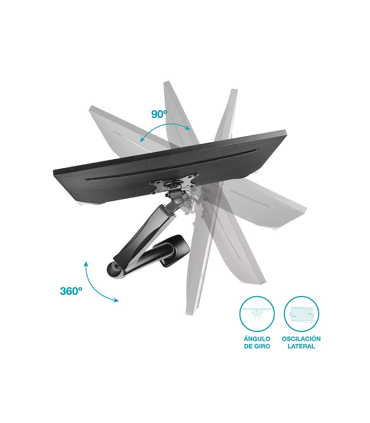 Soporte TV / Monitor Brazo Articulado 13" / 27"