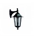 Farol Aluminio brazo por arriba E27 Negro.
