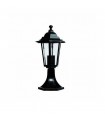 Farol Aluminio Sobremuro E27 IP44 Negro Lenna