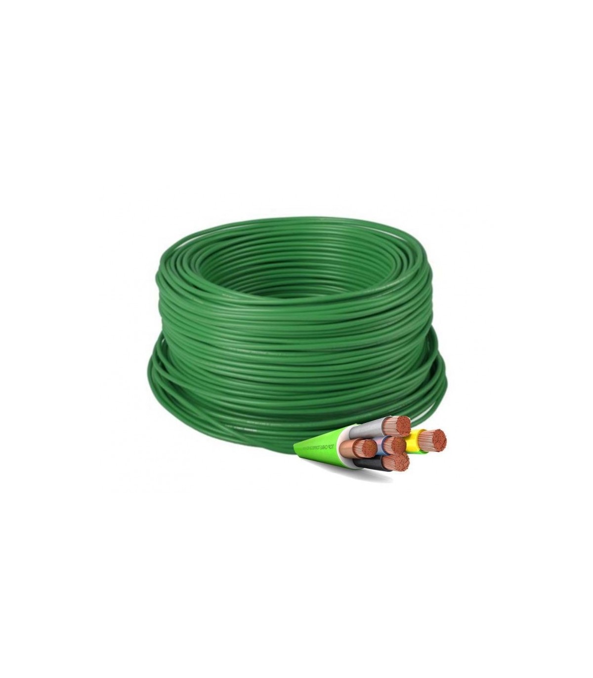 Manguera RZ1-K 1KV CPR 5x10mm² Verde Libre halógenos (metro)