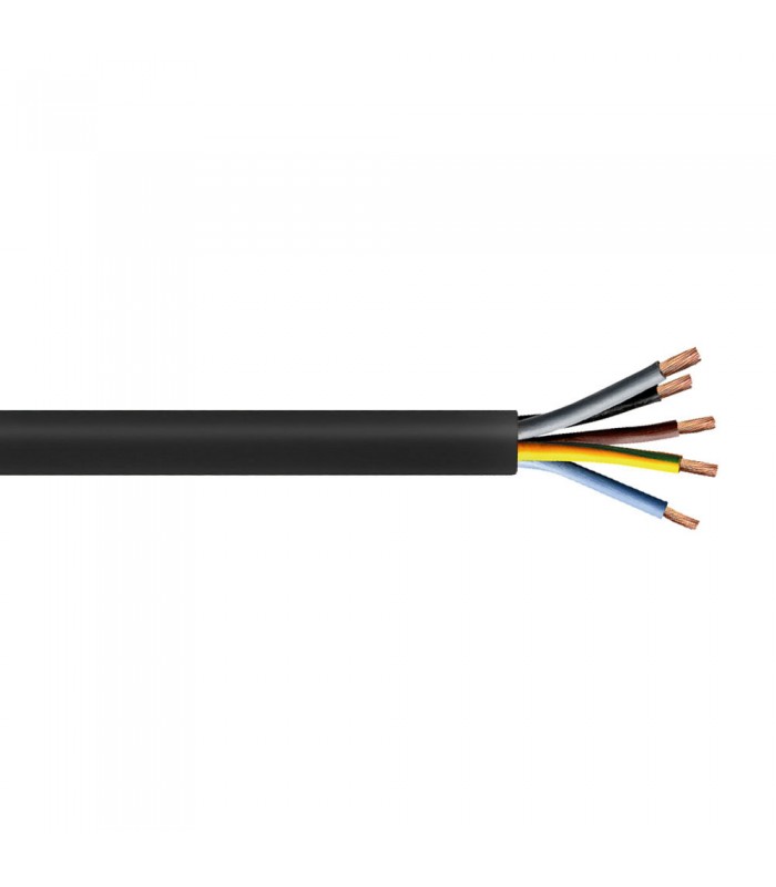 Manguera H07RN-F CPR 5x1.5mm² Negro (Metro)
